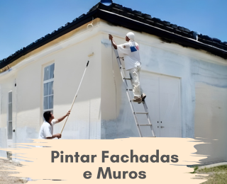 Pintar fachadas e muros