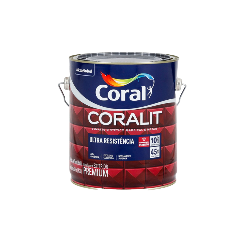 Esmalte sintético Coralit Ultra resistência 3,6L