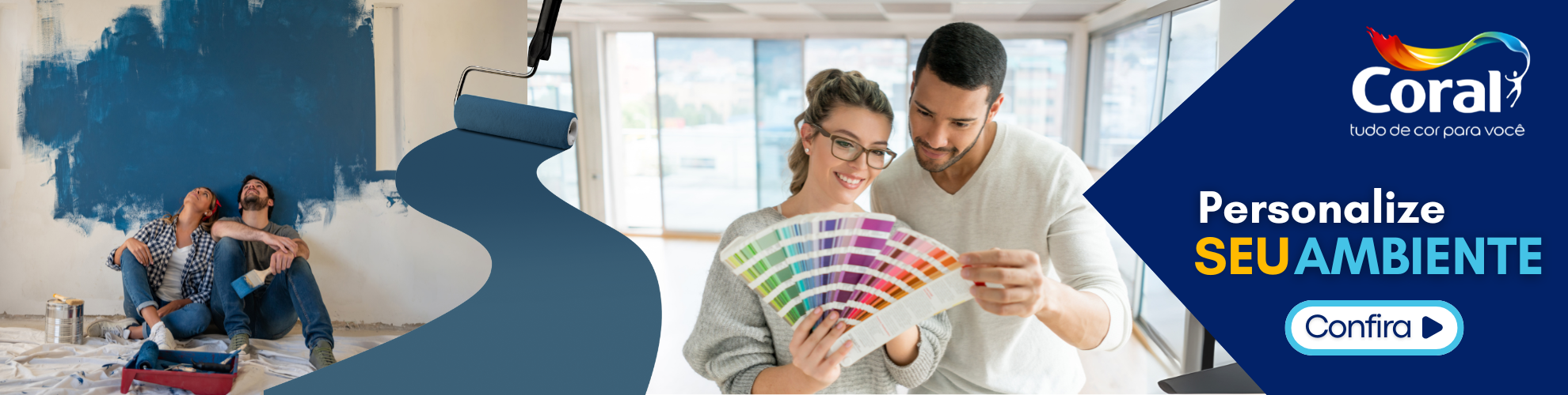 Personalize seu ambiente com tintas coral