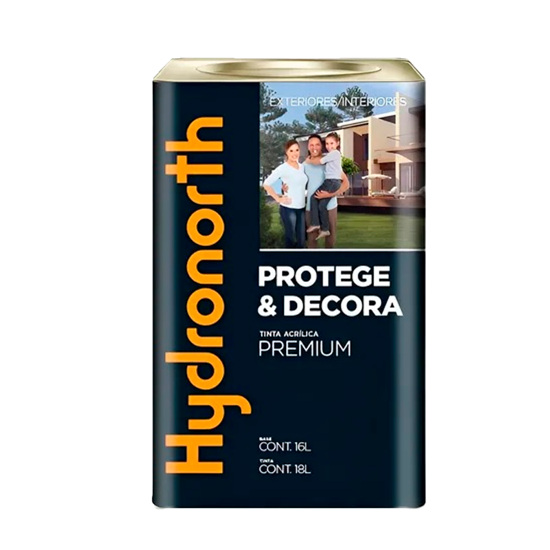 Tinta acrílica premium protege e decora Hydronorth exterior e interior 18L